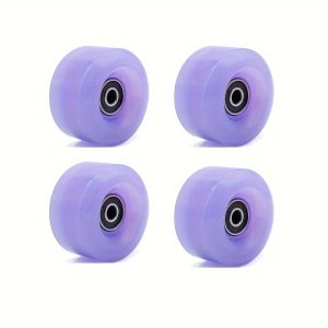 SzBlaZe 8-Pack Quad Roller Skates Wheels With Bearings, 82A, 58x32mm, For Outdoor Or Indoor Skateboard, Roller Skates Accessories